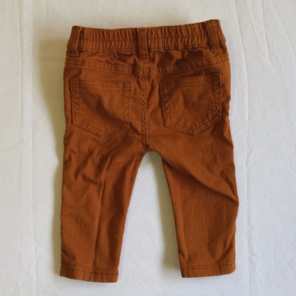 joe fresh cognac brown denim baby jeans 6-12 months unisex gender neutral - Picture 7 of 7